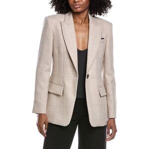Brunello Cucinelli Womens  Wool Blazer, Beige